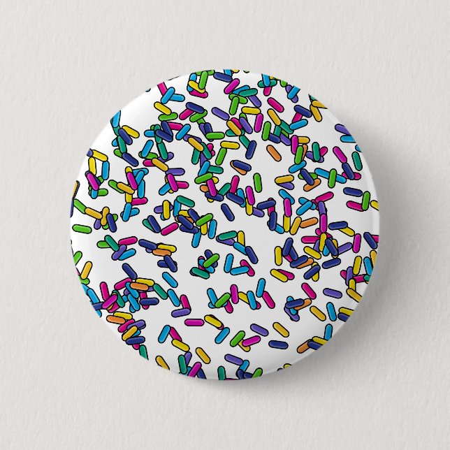 Muster für gescatte Sprinkles Button (Vorderseite)