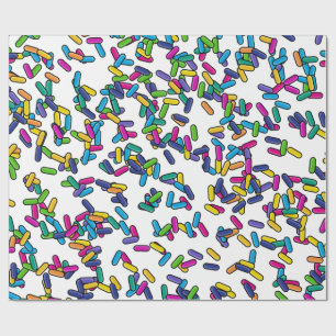 Muster für gescatte Sprinkles Geschenkpapier