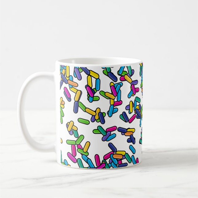 Muster für gescatte Sprinkles Kaffeetasse (Links)