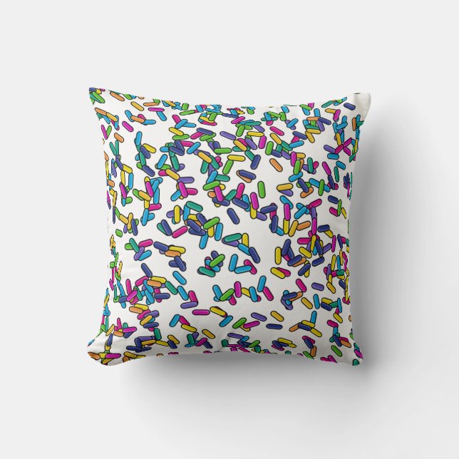 Muster für gescatte Sprinkles Kissen (Vorderseite)