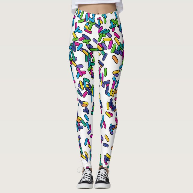Muster für gescatte Sprinkles Leggings (Vorderseite)