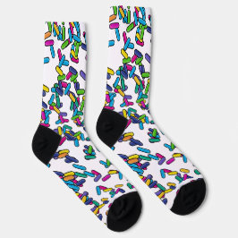 Muster für gescatte Sprinkles Socken