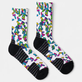Muster für gescatte Sprinkles Socken