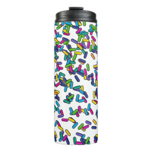 Muster für gescatte Sprinkles Thermosbecher