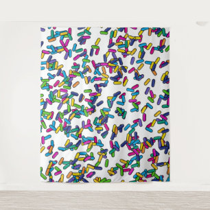 Muster für gescatte Sprinkles Wandteppich