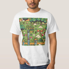 Muster für gezogene Videospielgeräte T-Shirt