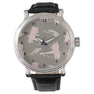 Muster für Girly Fly Lures Armbanduhr