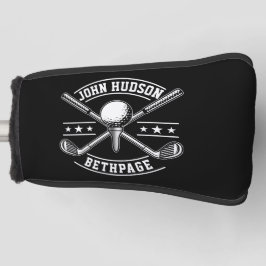 Muster für Golf mit Kleider-Monogramm-Vorlage Headcover