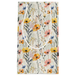Muster für Gouache Meadow Blume Kleine Geschenktüte