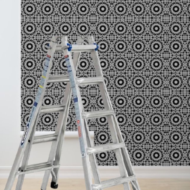 Muster für graue Kreissäulen mit Pegel und Stick-T Tapete (Peel and Stick Wallpaper Grey Circles Pattern Wallpaper)