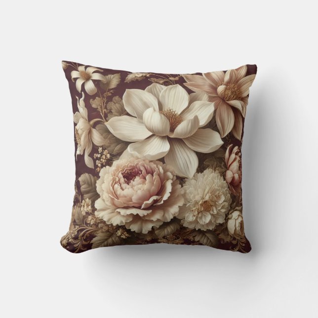 Muster für großes Blumenmotiv 12 Kissen (Vorderseite)