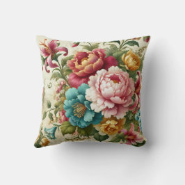 Muster für großes Blumenmotiv 1 Kissen