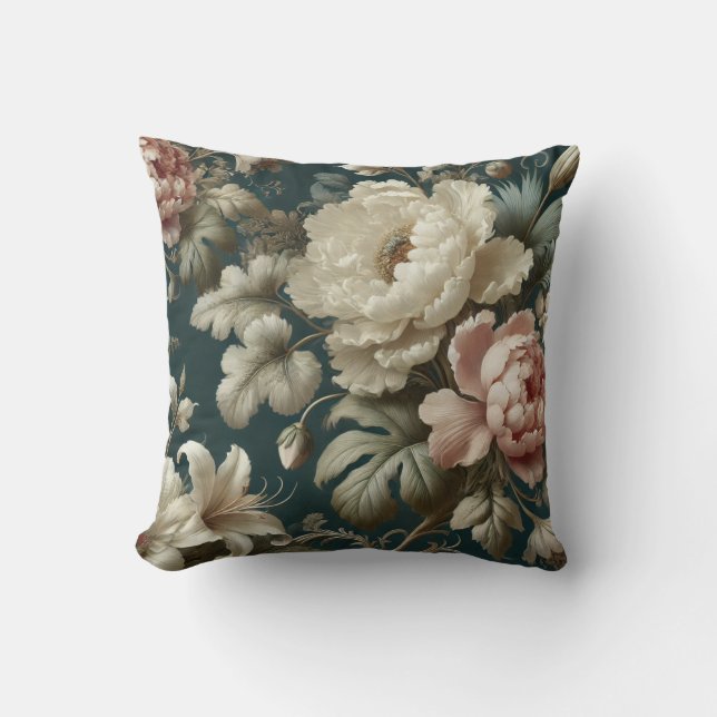 Muster für großes Blumenmotiv 5 Kissen (Vorderseite)