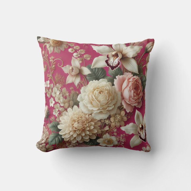 Muster für großes Blumenmotiv 6 Kissen (Vorderseite)