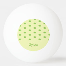 Muster für grüne Äpfel Tischtennisball
