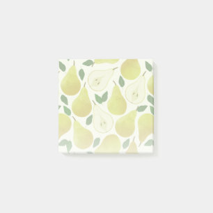 Muster für grüne Birnen Post-it Klebezettel