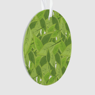 Muster für grüne Blätter Ornament