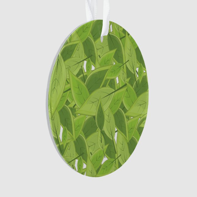 Muster für grüne Blätter Ornament (Vorderseite)