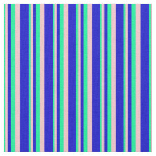 Muster für grüne, rosa und blaue Streifen Stoff
