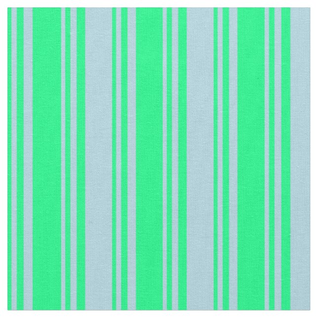 Muster für grüne und hellblaue Linien Stoff (Nahaufnahme)
