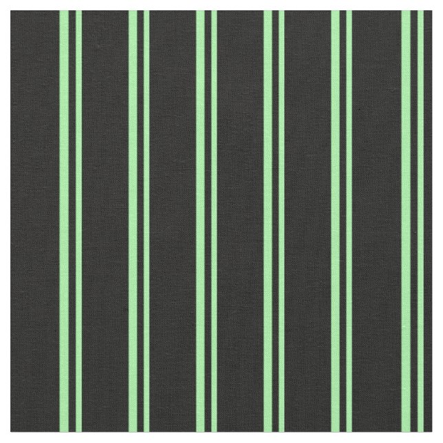 Muster für grüne und schwarze Linien Stoff (Nahaufnahme)
