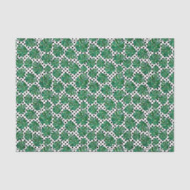 Muster für grünes Leaf 10 Seidenpapier