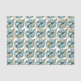 Muster für grünes Leaf 11 Seidenpapier