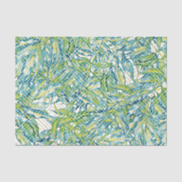 Muster für grünes Leaf 12 Seidenpapier