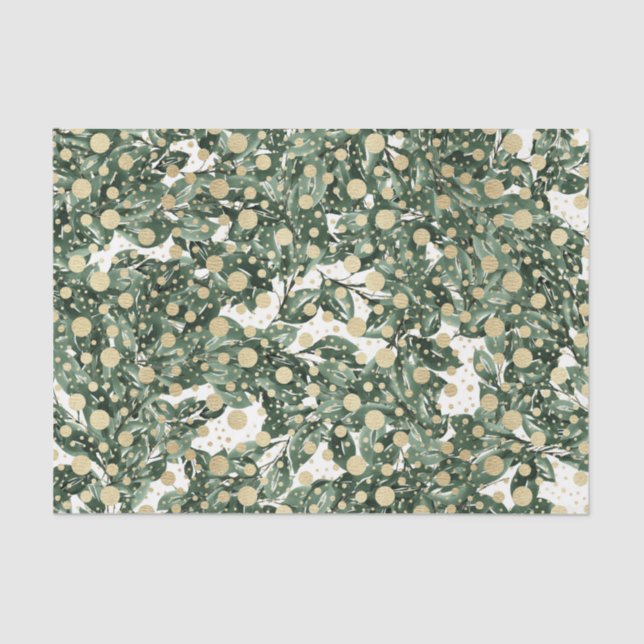 Muster für grünes Leaf 17 Seidenpapier (Vorderseite)