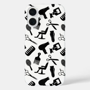 Muster für Haarstempel iPhone 16 Hülle