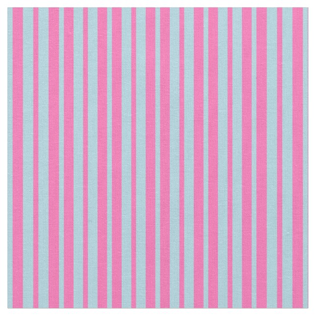 Muster für hellblaue und heiß rosa Streifen Stoff (Nahaufnahme)