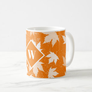 Muster für Herbstlaub im Herbst Kaffeetasse