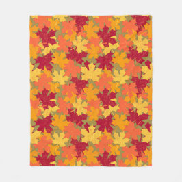 Muster für Herbstleaf Fleecedecke