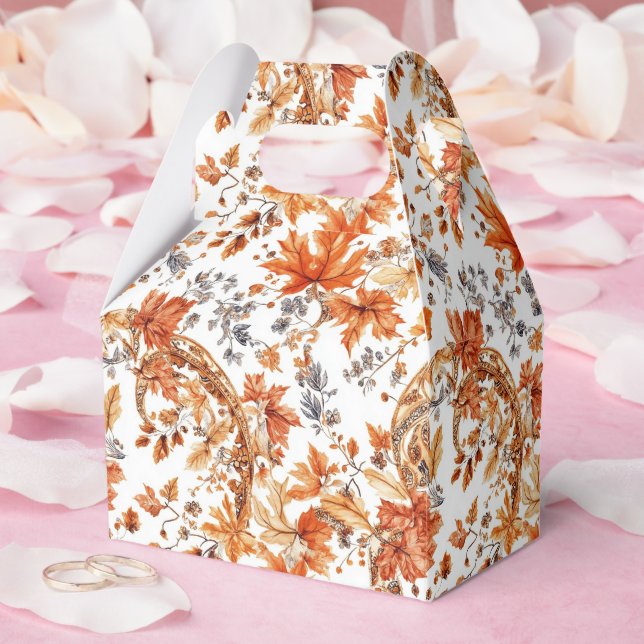 Muster für Herbstleaf Geschenkschachtel (Hochzeit)
