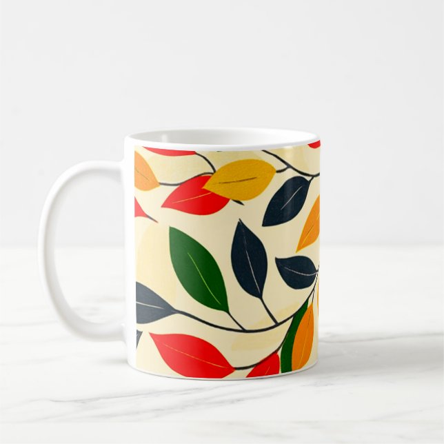 Muster für Herbstleaf Kaffeetasse (Links)