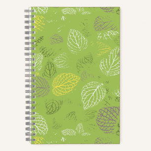 Muster für Herbstverläufe 6 Notizbuch