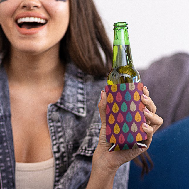 Muster für Herbstverläufe Dosenkühler (leaves can cooler)