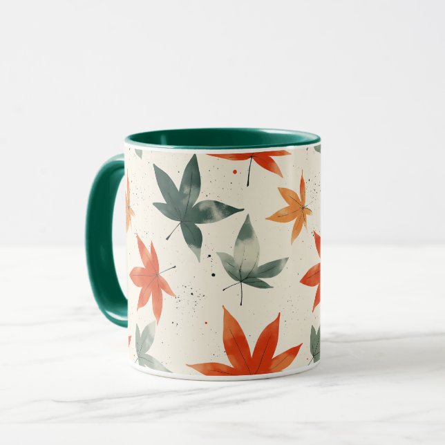 Muster für Herbstverläufe Tasse (Vorderseite Links)