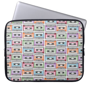 Muster für hintereinander montierte Kassetten Laptopschutzhülle