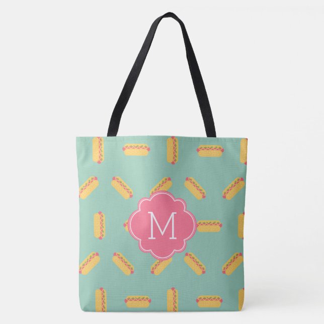 Muster für Hot Dogs Tasche (Vorderseite)