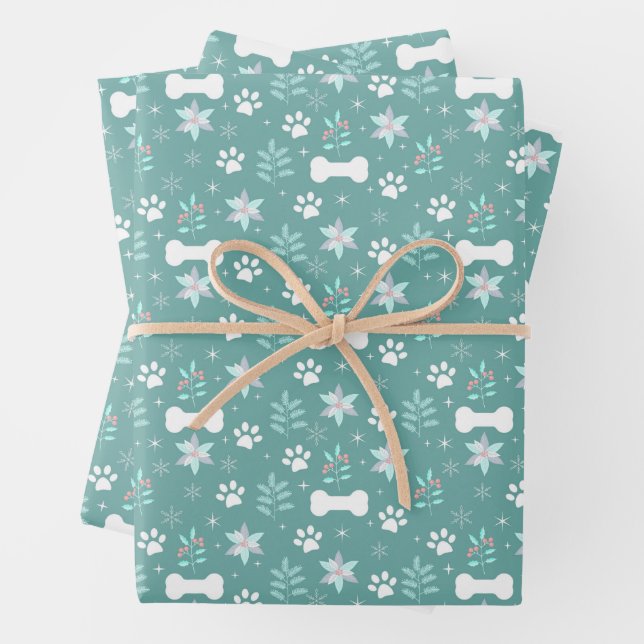 Muster für Hunde Geschenkpapier Set (Beispiel)