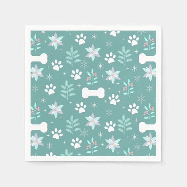 Muster für Hunde Serviette (Vorderseite)