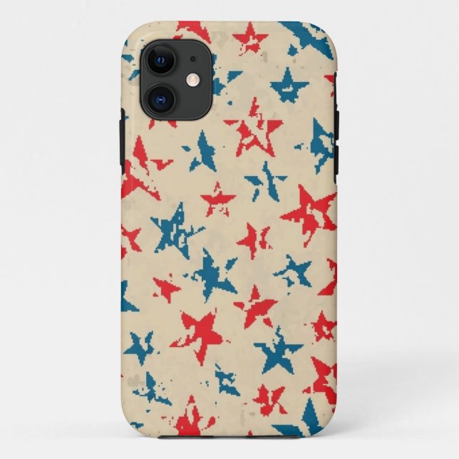 Muster für Juli 4. Case-Mate iPhone Hülle (Rückseite)