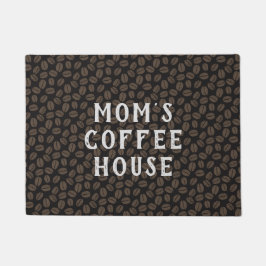 Muster für Kaffeebohnen | Kaffeehaus Personalisier Fußmatte