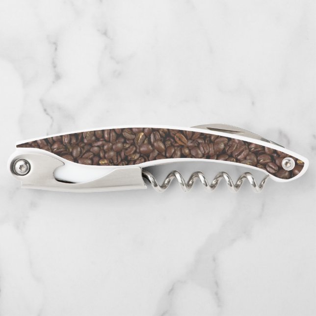 Muster für Kaffeebohnen Kellnermesser (Vorderseite)