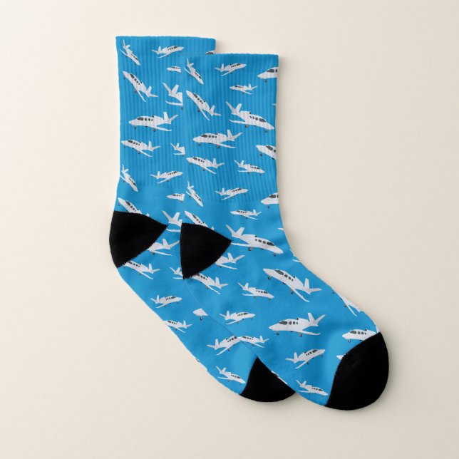 Muster für Kampfflugzeuge Socken (Paar)