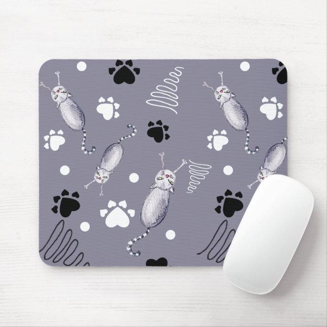 Muster für Katzen und Paare Mousepad (Mit Mouse)