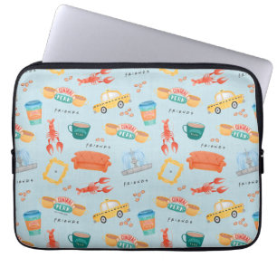 Muster für klassische FRIENDS™ Icons Laptopschutzhülle