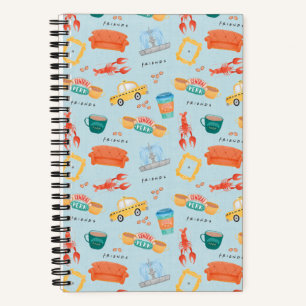 Muster für klassische FRIENDS™ Icons Notizbuch