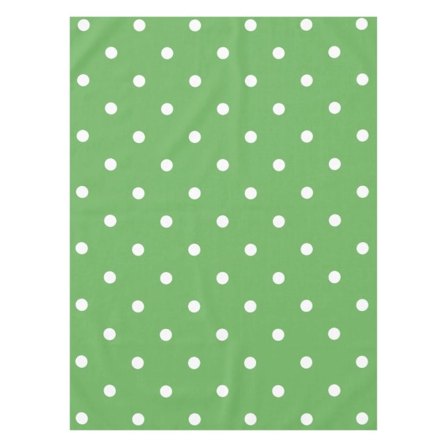 Muster für kleine Polka-Punkte: Grün Tischdecke (Vorderseite)